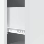 vidaXL Zásuvkový kabinet Biela 33 x 34,5 x 90 cm Kompozitné drevo – Obrázok 8