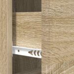 vidaXL Zásuvkový kabinet Dub sonoma 33 x 34,5 x 90 cm Kompozitné drevo – Obrázok 8