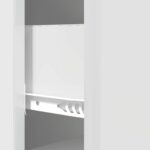 vidaXL Zásuvkový kabinet Biela s vysokým leskom 33 x 34,5 x 90 cm – Obrázok 8