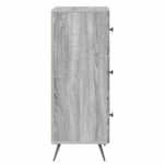 vidaXL Zásuvkový kabinet Sivá sonoma 33 x 34,5 x 90 cm – Obrázok 5