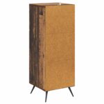 vidaXL Zásuvkový kabinet Staré drevo 33 x 34,5 x 90 cm – Obrázok 6