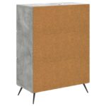 vidaXL Servírovacia skriňa so zásuvkou Betónovo sivá 66 x 34,5 x 90 cm – Obrázok 8