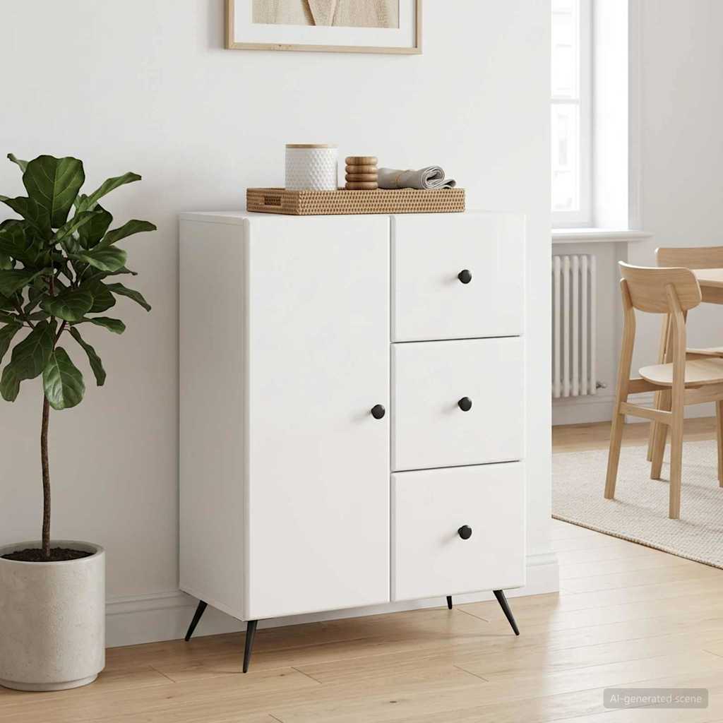895549_1.jpg vidaXL Servírovacia skriňa Biela s vysokým leskom 66 x 34,5 x 90 cm – Obrázok 1