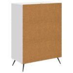 vidaXL Servírovacia skriňa Biela s vysokým leskom 66 x 34,5 x 90 cm – Obrázok 8