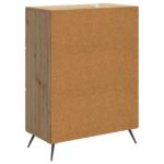 vidaXL Servírovacia skriňa so zásuvkou Dub artisan 66 x 34,5 x 90 cm – Obrázok 8