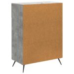 vidaXL Servírovacia skriňa so zásuvkou Betónovo sivá 66 x 34,5 x 90 cm – Obrázok 8
