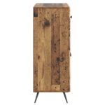 vidaXL Servírovacia skriňa so zásuvkou Staré drevo 66 x 34,5 x 90 cm – Obrázok 7