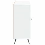 vidaXL Servírovacia skriňa Biela 89 x 34,5 x 80 cm Kompozitné drevo – Obrázok 7