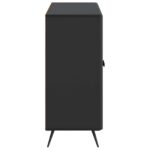 vidaXL Servírovacia skriňa Čierna 89 x 34,5 x 80 cm Kompozitné drevo – Obrázok 7
