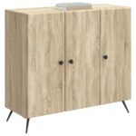 vidaXL Servírovacia skriňa Dub sonoma 89 x 34,5 x 80 cm – Obrázok 3