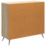 vidaXL Servírovacia skriňa Dub sonoma 89 x 34,5 x 80 cm – Obrázok 8