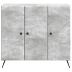 vidaXL Servírovacia skriňa Betónovo sivá 89 x 34,5 x 80 cm – Obrázok 6