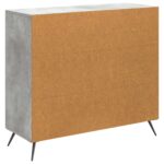 vidaXL Servírovacia skriňa Betónovo sivá 89 x 34,5 x 80 cm – Obrázok 8