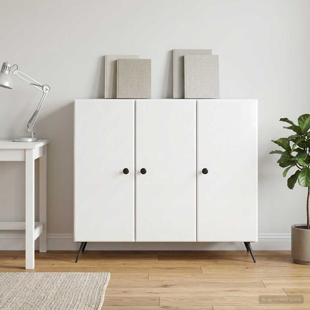 895569_1.jpg vidaXL Servírovacia skriňa Biela s vysokým leskom 89 x 34,5 x 80 cm – Obrázok 1