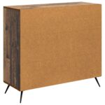 vidaXL Servírovacia skriňa Staré drevo 89 x 34,5 x 80 cm – Obrázok 8