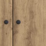 vidaXL Servírovacia skriňa Dub artisan 89 x 34,5 x 80 cm – Obrázok 10