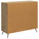 vidaXL Servírovacia skriňa Dub artisan 89 x 34,5 x 80 cm – Obrázok 8