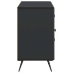 vidaXL Servírovacia skriňa Čierna 89 x 34,5 x 60 cm Kompozitné drevo – Obrázok 7