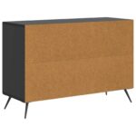 vidaXL Servírovacia skriňa Čierna 89 x 34,5 x 60 cm Kompozitné drevo – Obrázok 8