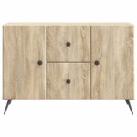 vidaXL Servírovacia skriňa so zásuvkou Dub sonoma 89 x 34,5 x 60 cm – Obrázok 6