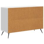 vidaXL Servírovacia skriňa Biela s vysokým leskom 89 x 34,5 x 60 cm – Obrázok 8