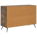 vidaXL Servírovacia skriňa so zásuvkou Dymový dub 89 x 34,5 x 60 cm – Obrázok 8