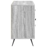 vidaXL Servírovacia skriňa so zásuvkou Sivá sonoma 89 x 34,5 x 60 cm – Obrázok 7