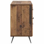 vidaXL Servírovacia skriňa so zásuvkou Staré drevo 89 x 34,5 x 60 cm – Obrázok 7