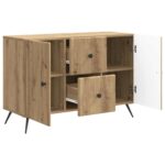 vidaXL Servírovacia skriňa so zásuvkou Dub artisan 89 x 34,5 x 60 cm – Obrázok 5