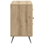 vidaXL Servírovacia skriňa so zásuvkou Dub artisan 89 x 34,5 x 60 cm – Obrázok 7