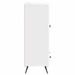 vidaXL Servírovacia skriňa Biela 66 x 34,5 x 95 cm Kompozitné drevo – Obrázok 6