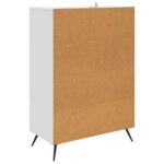 vidaXL Servírovacia skriňa Biela 66 x 34,5 x 95 cm Kompozitné drevo – Obrázok 7