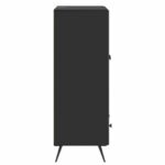 vidaXL Servírovacia skriňa Čierna 66 x 34,5 x 95 cm Kompozitné drevo – Obrázok 6