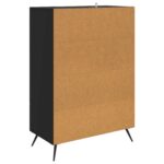 vidaXL Servírovacia skriňa Čierna 66 x 34,5 x 95 cm Kompozitné drevo – Obrázok 7