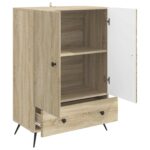 vidaXL Servírovacia skriňa so zásuvkou Dub sonoma 66 x 34,5 x 95 cm – Obrázok 4