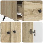 vidaXL Servírovacia skriňa so zásuvkou Dub sonoma 66 x 34,5 x 95 cm – Obrázok 8