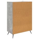 vidaXL Servírovacia skriňa so zásuvkou Betónovo sivá 66 x 34,5 x 95 cm – Obrázok 7