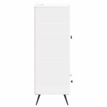 vidaXL Servírovacia skriňa Biela s vysokým leskom 66 x 34,5 x 95 cm – Obrázok 6