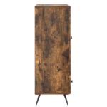 vidaXL Servírovacia skriňa so zásuvkou Dymový dub 66 x 34,5 x 95 cm – Obrázok 6