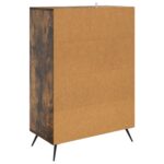 vidaXL Servírovacia skriňa so zásuvkou Dymový dub 66 x 34,5 x 95 cm – Obrázok 7