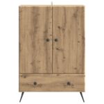 vidaXL Servírovacia skriňa so zásuvkou Dub artisan 66 x 34,5 x 95 cm – Obrázok 5