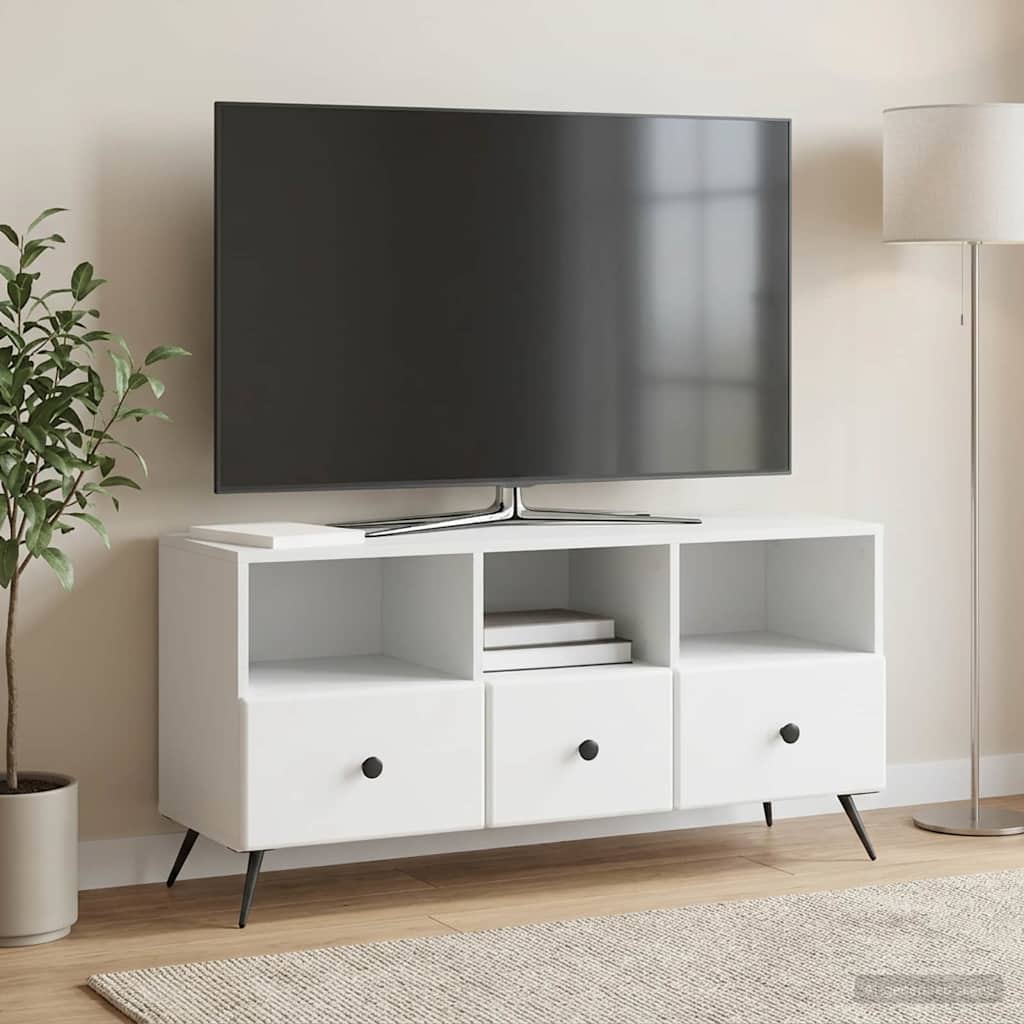 895595_1.jpg vidaXL TV skrinka Biela 102 x 34,5 x 50 cm Kompozitné drevo – Obrázok 1