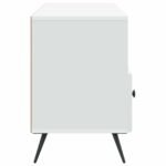 vidaXL TV skrinka Biela 102 x 34,5 x 50 cm Kompozitné drevo – Obrázok 7