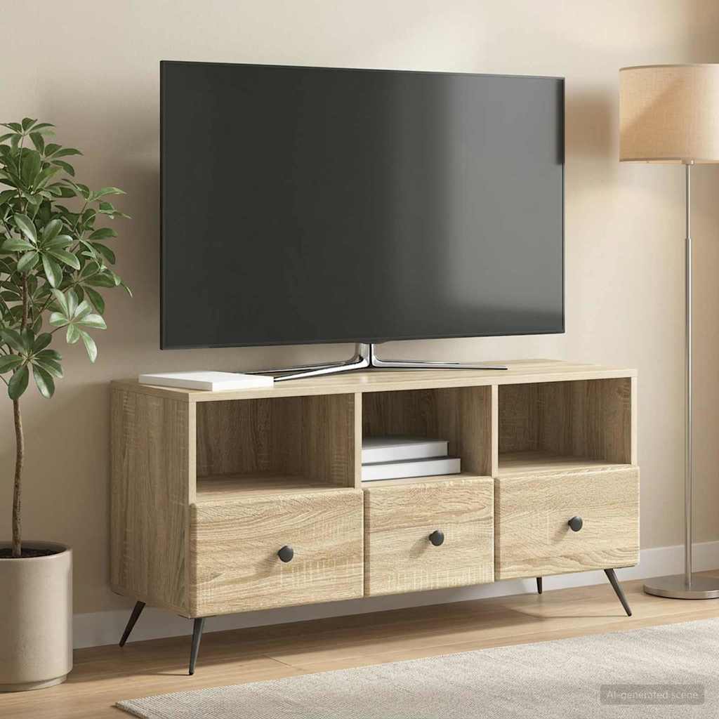 895597_1.jpg vidaXL TV skrinka Dub sonoma 102 x 34,5 x 50 cm Kompozitné drevo – Obrázok 1
