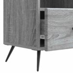vidaXL TV skrinka Sivá sonoma 102 x 34,5 x 50 cm Kompozitné drevo – Obrázok 9