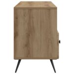 vidaXL TV skrinka Dub artisan 102 x 34,5 x 50 cm Kompozitné drevo – Obrázok 7