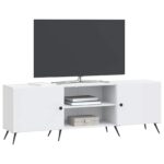 vidaXL TV skrinka Biela 150 x 31 x 50 cm Kompozitné drevo – Obrázok 3