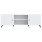 vidaXL TV skrinka Biela 150 x 31 x 50 cm Kompozitné drevo – Obrázok 6