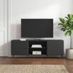 vidaXL TV skrinka Čierna 150 x 31 x 50 cm Kompozitné drevo – Obrázok 4