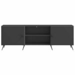 vidaXL TV skrinka Čierna 150 x 31 x 50 cm Kompozitné drevo – Obrázok 6